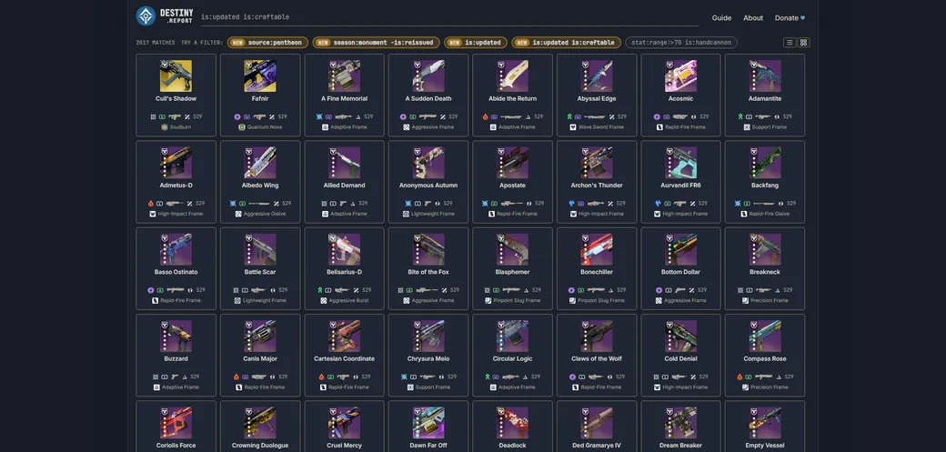 Destiny Report preview
